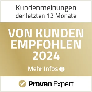 ProvenExpert Empfohlen 2024